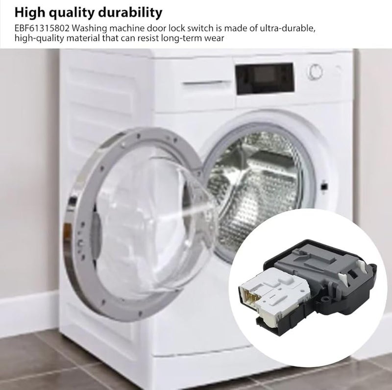 GRABOTE AP5672154 Washer Door Lock Switch 120v Compatible with LG Kenmore WM3570HVA WM3370HVA WM3370HWA WM5000HWA WM9000HVA WM9000HWA - Image 5